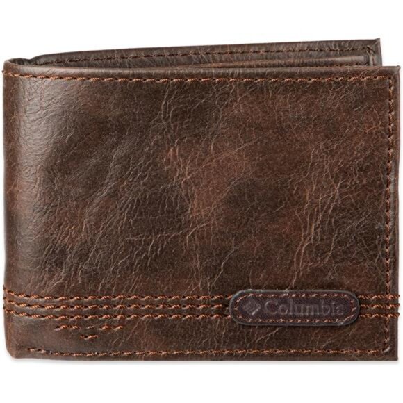 Men's Leather Extra Capacity Slimfold Wallet - Picture 1 of 7